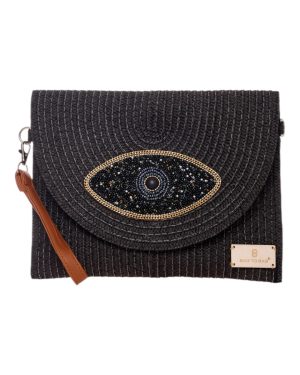 BAG TO BAG Ψάθινη Τσάντα χειρός XY-2502 - Μαύρο ΓΥΝΑΙΚΕΙΕΣ ΤΣΑΝΤΕΣ > SPRING - SUMMER 2025 > Τσάντες Θαλάσσης - Γυναικείες Τσάντες > Τσάντες Χειρός - Γυναικείες Τσάντες
