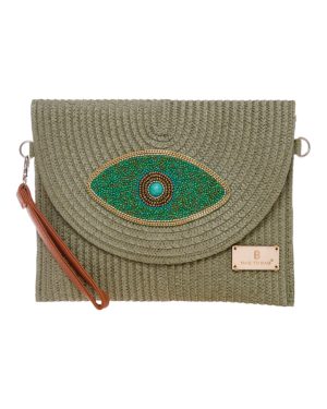 BAG TO BAG Ψάθινη Τσάντα χειρός XY-2502 - Πράσινο ΓΥΝΑΙΚΕΙΕΣ ΤΣΑΝΤΕΣ > SPRING - SUMMER 2025 > Τσάντες Θαλάσσης - Γυναικείες Τσάντες > Τσάντες Χειρός - Γυναικείες Τσάντες