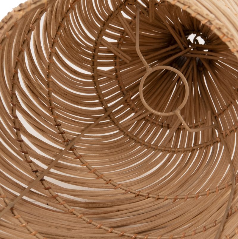 ΦΩΤΙΣΤΙΚΟ ΟΡΟΦΗΣ FB97885 ΚΡΕΜΑΣΤΟ ΑΠΟ RATTAN ΣΕ ΦΥΣΙΚΟ ΧΡΩΜΑ Φ23x148Yεκ. - Image 3