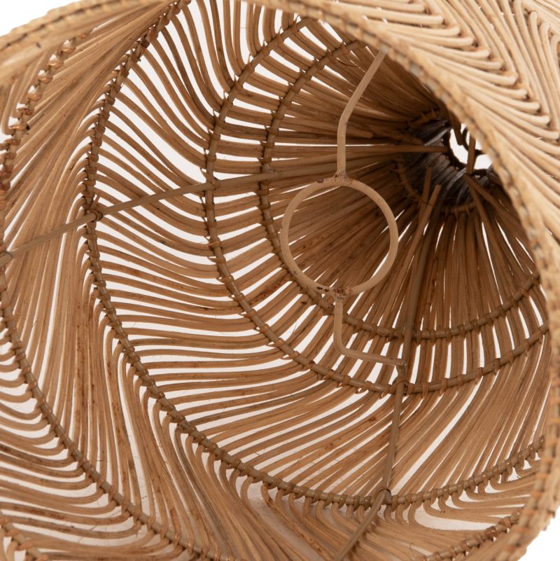 ΦΩΤΙΣΤΙΚΟ ΟΡΟΦΗΣ FB97888 ΚΡΕΜΑΣΤΟ ΑΠΟ RATTAN ΣΕ ΦΥΣΙΚΟ ΧΡΩΜΑ Φ22x148Υ εκ. - Image 3