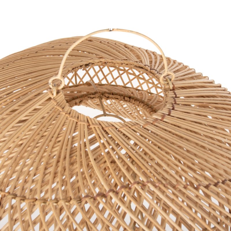 ΦΩΤΙΣΤΙΚΟ ΟΡΟΦΗΣ ΚΡΕΜΑΣΤΟ FB97862 RATTAN ΣΕ ΦΥΣΙΚΟ ΧΡΩΜΑ 62x52x122Υεκ. - Image 4