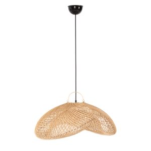 ΦΩΤΙΣΤΙΚΟ ΟΡΟΦΗΣ ΚΡΕΜΑΣΤΟ FB97862 RATTAN ΣΕ ΦΥΣΙΚΟ ΧΡΩΜΑ 62x52x122Υεκ.