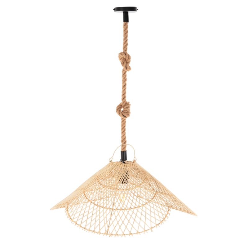 ΦΩΤΙΣΤΙΚΟ ΟΡΟΦΗΣ ΚΡΕΜΑΣΤΟ FB97878.02 RATTAN ΣΕ ΦΥΣΙΚΟ ΧΡΩΜΑ Φ58,5x31Yεκ - Image 3
