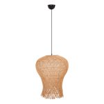 ΦΩΤΙΣΤΙΚΟ ΟΡΟΦΗΣ ΚΡΕΜΑΣΤΟ FB97882 RATTAN ΣΕ ΦΥΣΙΚΟ ΧΡΩΜΑ Φ49x157Υεκ.