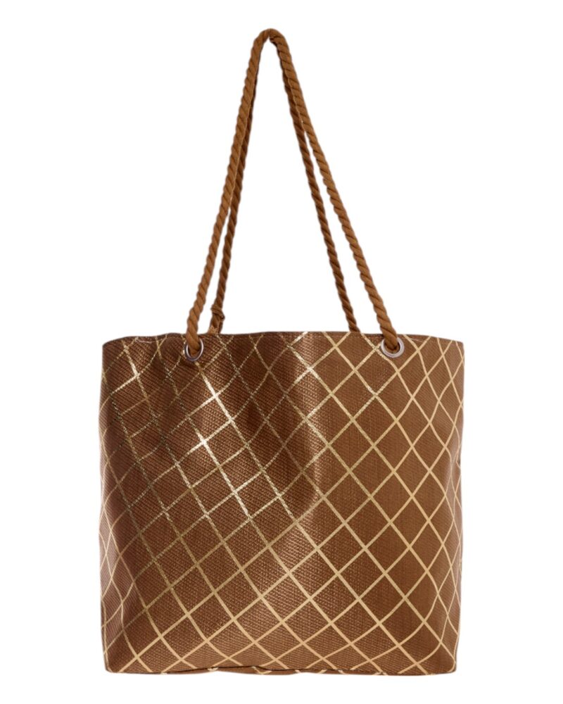 Τσάντα θαλάσσης 9610 - Κάμελ BAG TO BAG - Image 3