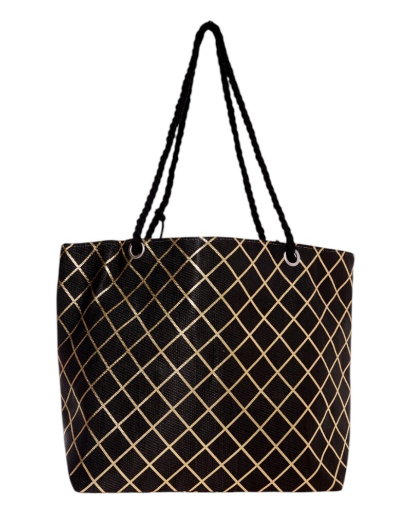 Τσάντα θαλάσσης 9610 - Μαύρο BAG TO BAG - Image 3