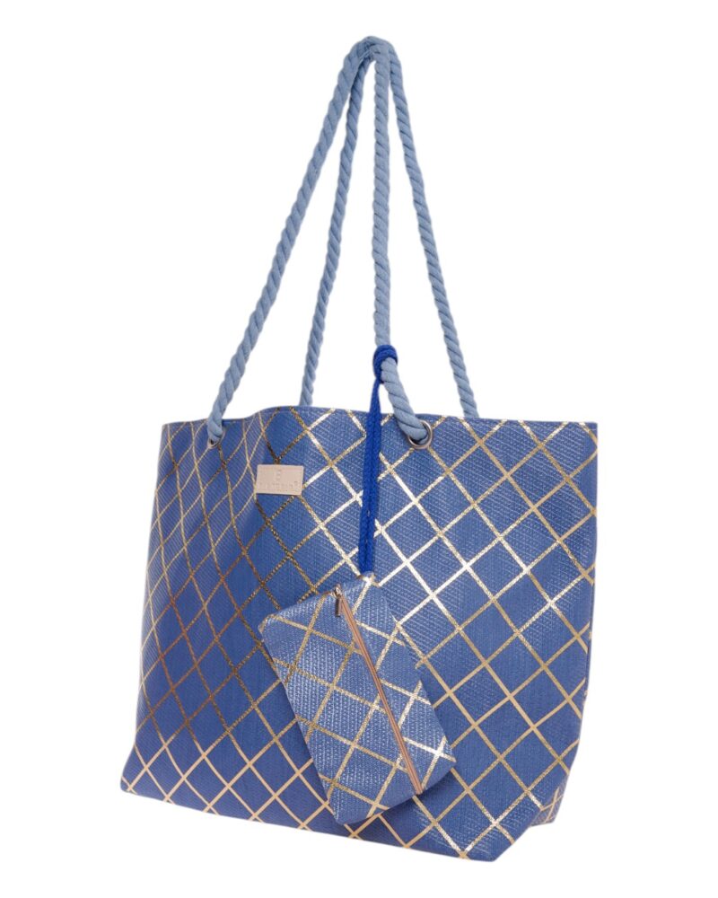 Τσάντα θαλάσσης 9610 - Μπλέ BAG TO BAG - Image 2