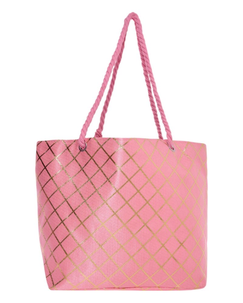 Τσάντα θαλάσσης 9610 - Ροζ BAG TO BAG - Image 3