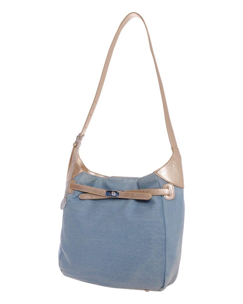 Τσάντα ώμου KX2420 - Χρυσό BAG TO BAG - Image 2