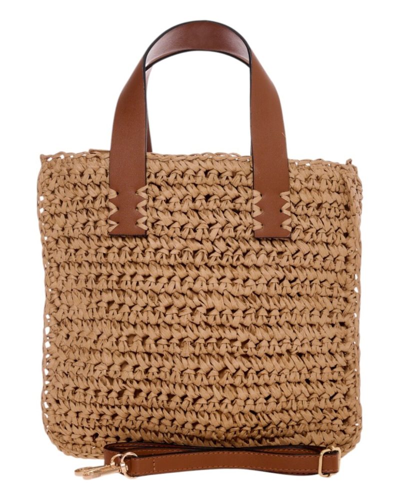 Ψάθινη Τσάντα Χειρός CN25021 - Apricot BAG TO BAG - Image 3