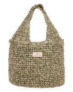 BAG TO BAG Ψάθινη Τσάντα χειρός CN25015 - Πράσινο ΓΥΝΑΙΚΕΙΕΣ ΤΣΑΝΤΕΣ > SPRING - SUMMER 2025 > Τσάντες Θαλάσσης - Γυναικείες Τσάντες > Τσάντες Χειρός - Γυναικείες Τσάντες
