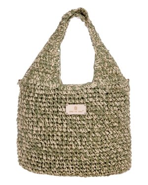 BAG TO BAG Ψάθινη Τσάντα χειρός CN25015 - Πράσινο ΓΥΝΑΙΚΕΙΕΣ ΤΣΑΝΤΕΣ > SPRING - SUMMER 2025 > Τσάντες Θαλάσσης - Γυναικείες Τσάντες > Τσάντες Χειρός - Γυναικείες Τσάντες