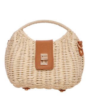 BAG TO BAG Ψάθινη Τσάντα χειρός KD-39 - Μπέζ ΓΥΝΑΙΚΕΙΕΣ ΤΣΑΝΤΕΣ > SPRING - SUMMER 2025 > Τσάντες Θαλάσσης - Γυναικείες Τσάντες > Τσάντες Χειρός - Γυναικείες Τσάντες