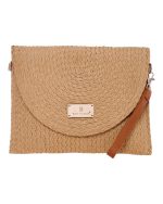 BAG TO BAG Ψάθινη Τσάντα χειρός XY-2503 - Apricot ΓΥΝΑΙΚΕΙΕΣ ΤΣΑΝΤΕΣ > SPRING - SUMMER 2025 > Τσάντες Θαλάσσης - Γυναικείες Τσάντες > Τσάντες Χειρός - Γυναικείες Τσάντες