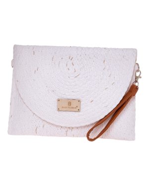 BAG TO BAG Ψάθινη Τσάντα χειρός XY-2503 - Ασπρο ΓΥΝΑΙΚΕΙΕΣ ΤΣΑΝΤΕΣ > SPRING - SUMMER 2025 > Τσάντες Θαλάσσης - Γυναικείες Τσάντες > Τσάντες Χειρός - Γυναικείες Τσάντες