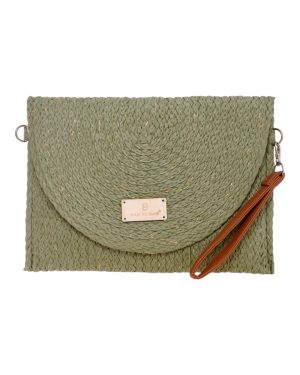 BAG TO BAG Ψάθινη Τσάντα χειρός XY-2503 - Πράσινο ΓΥΝΑΙΚΕΙΕΣ ΤΣΑΝΤΕΣ > SPRING - SUMMER 2025 > Τσάντες Θαλάσσης - Γυναικείες Τσάντες > Τσάντες Χειρός - Γυναικείες Τσάντες