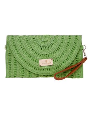 BAG TO BAG Ψάθινη Τσάντα χειρός XY-2516 - Ανοιχτό Πράσινο ΓΥΝΑΙΚΕΙΕΣ ΤΣΑΝΤΕΣ > SPRING - SUMMER 2025 > Τσάντες Θαλάσσης - Γυναικείες Τσάντες > Τσάντες Χειρός - Γυναικείες Τσάντες