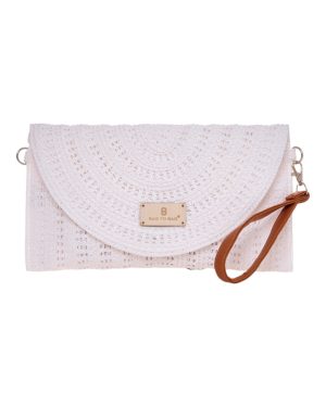 BAG TO BAG Ψάθινη Τσάντα χειρός XY-2516 - Ασπρο ΓΥΝΑΙΚΕΙΕΣ ΤΣΑΝΤΕΣ > SPRING - SUMMER 2025 > Τσάντες Θαλάσσης - Γυναικείες Τσάντες > Τσάντες Χειρός - Γυναικείες Τσάντες