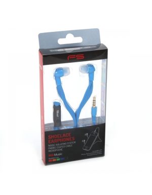 FREESTYLE SHOELACE EARPHONES + ΜΙΚΡΟΦΩΝΟ FH2112 ΜΠΛΕ [42777]