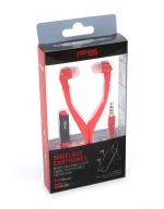 FREESTYLE SHOELACE EARPHONES + ΜΙΚΡΟΦΩΝΟ FH2112 ΚΟΚΚΙΝΟ [42780]