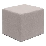 Σκαμπώ Linda Megapap υφασμάτινο χρώμα μπεζ 40x40x40εκ.