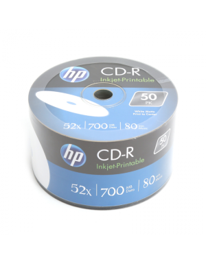 HP CD-R 700MB 52X WHITE FF InkJet Printable SP 50 ΤΕΜΑΧΙΑ