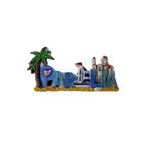 Tουριστικό μαγνητάκι Souvenir – Σετ 12pcs - Resin Magnet - Paralia - 678115