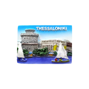 Tουριστικό μαγνητάκι Souvenir – Σετ 12pcs - Resin Magnet - Thessaloniki - 678151