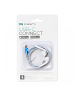 FISEMW10 FIESTA EARPHONES WITH MIC USB C WHITE