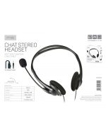 FREESTYLE HEADPHONES WITH MIC AND VOLUME CONTROL 1 X 3.5 MM JACK BLACK