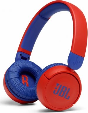 JBL JR310BT Ασύρματα Bluetooth Over Ear Παιδικά Ακουστικά με 30 ώρες Λειτουργίας Κόκκινα