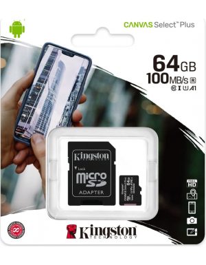 Kingston Canvas Select Plus microSDXC 64GB U1 V10 A1 with Adapter