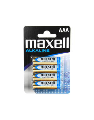 MAXELL ΑΛΚΑΛΙΚΗ ΜΠΑΤΑΡΙΑ LR03/AAA BLISTER ΣΥΣΚΕΥΑΣΙΑ 4 ΤΕΜΑΧΙΩΝ