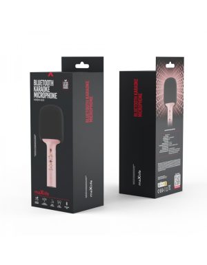 Maxlife Bluetooth microphone with speaker MXBM-600 pink