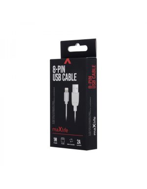 MAXLIFE ipad/ipod 8-pin 2A 1M