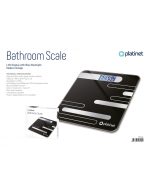 PBS26B PLATINET BODY SCALE 180 KG CAPACITY 26X26 CM BLACK