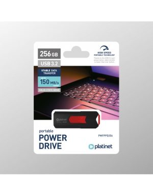 PLATINET PORTABLE POWER DRIVE 3.2 R/W UP TO 150MB/s 256GB BLACK