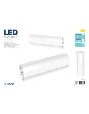 PLATINET TORCH FLASHLIGHT 4W WHIT