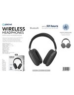 PLATINET WIRELESS HEADPHONES WITH MIC ANC + ENC BLUETOOTH SLIM STYLE GREY