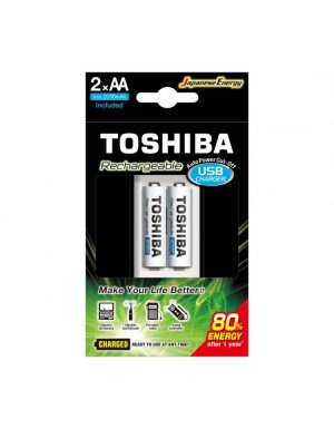 Toshiba TNH-6GME Επαναφορτιζόμενες Μπαταρίες AA Ni-MH 2000mAh 1.2V 2τμχ