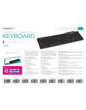 ΠΛΗΚΤΡΟΛΟΓΙΟ USB OMEGA OK-05 ΕΛΛΗΝΙΚΟ [42662]