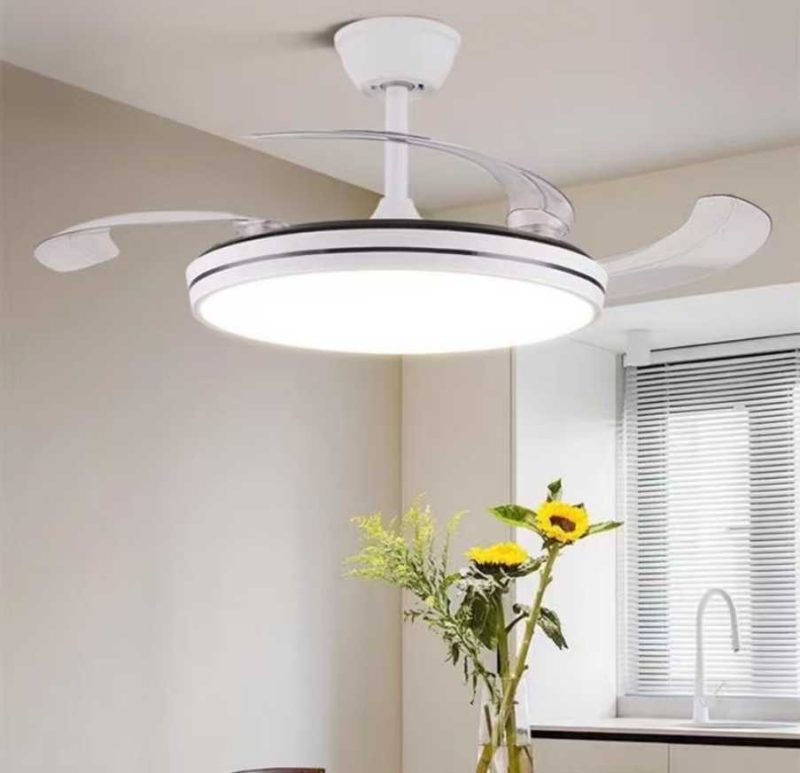 Ανεμιστήρας οροφής & φωτιστικό - DS-8989 - 2*48W - 431590 - White - Image 2