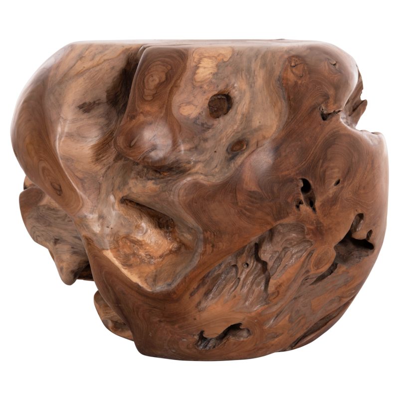 ΒΟΗΘΗΤΙΚΟ ΤΡΑΠΕΖΙ FB918295 ΞΥΛΟ TEAK--ΦΥΣΙΚΟ 50x50x50Υεκ. - Image 3