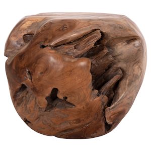 ΒΟΗΘΗΤΙΚΟ ΤΡΑΠΕΖΙ FB918295 ΞΥΛΟ TEAK--ΦΥΣΙΚΟ 50x50x50Υεκ.