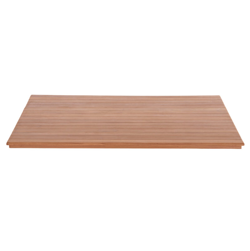 ΕΠΙΦΑΝΕΙΑ ΤΡΑΠΕΖΙΟΥ ΟΡΘΟΓΩΝΙΑ FB918138 ΞΥΛΟ TEAK--ΦΥΣΙΚΟ 120x80x4(πάχος)εκ. - Image 4