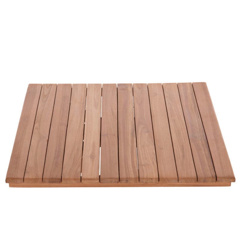 ΕΠΙΦΑΝΕΙΑ ΤΡΑΠΕΖΙΟΥ ΤΕΤΡΑΓΩΝΗ FB918135 ΞΥΛΟ TEAK--ΦΥΣΙΚΟ 60x60x4(πάχος)εκ. - Image 4