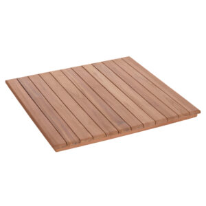 ΕΠΙΦΑΝΕΙΑ ΤΡΑΠΕΖΙΟΥ ΤΕΤΡΑΓΩΝΗ FB918135 ΞΥΛΟ TEAK--ΦΥΣΙΚΟ 60x60x4(πάχος)εκ.