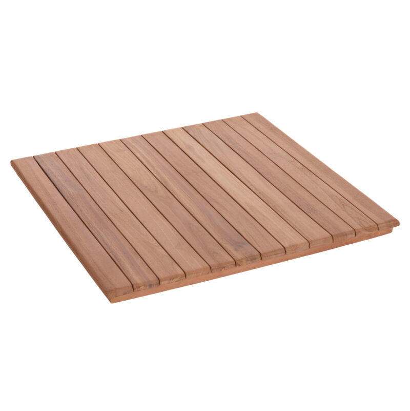 ΕΠΙΦΑΝΕΙΑ ΤΡΑΠΕΖΙΟΥ ΤΕΤΡΑΓΩΝΗ FB918135 ΞΥΛΟ TEAK--ΦΥΣΙΚΟ 60x60x4(πάχος)εκ.