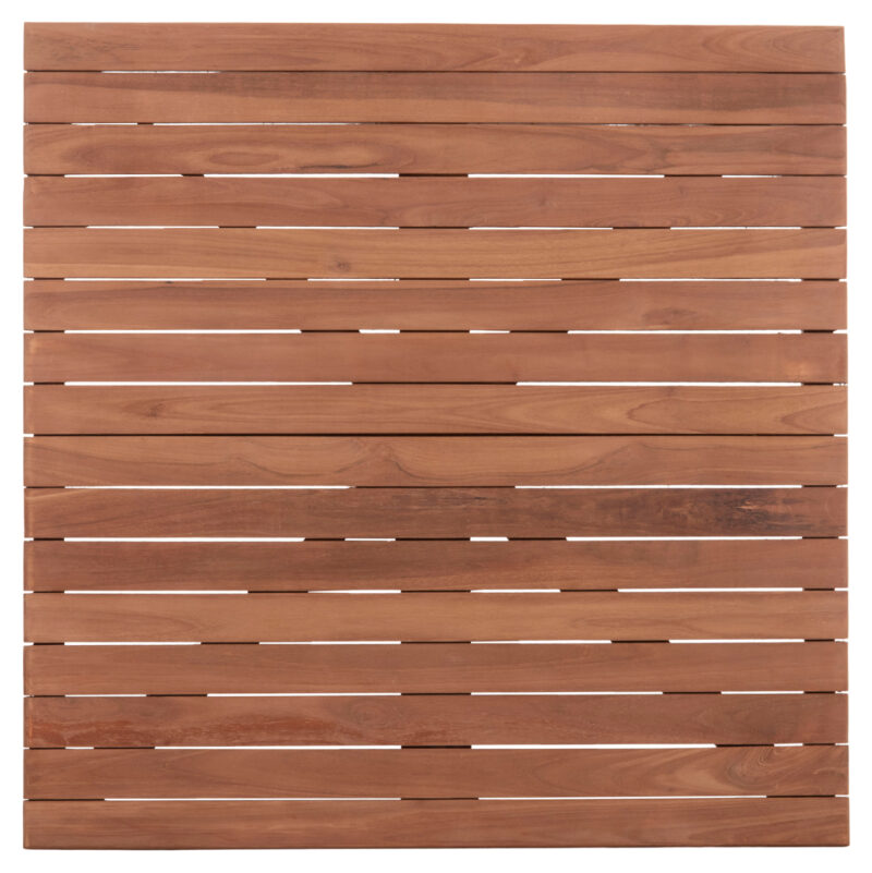 ΕΠΙΦΑΝΕΙΑ ΤΡΑΠΕΖΙΟΥ ΤΕΤΡΑΓΩΝΗ FB918137 ΞΥΛΟ TEAK--ΦΥΣΙΚΟ 80x80x4(πάχος)εκ. - Image 3