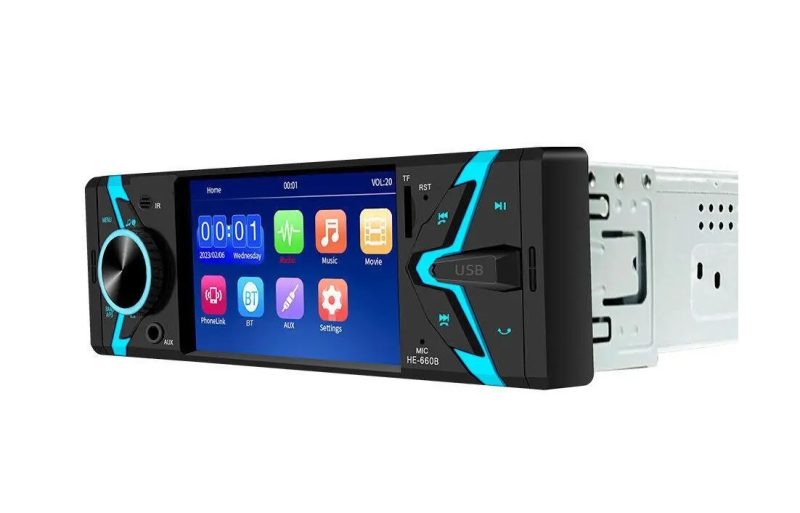 Ηχοσύστημα αυτοκινήτου 1DIN με Touch Screen - 4015 - 4" - MP5 - 005069 - Image 2